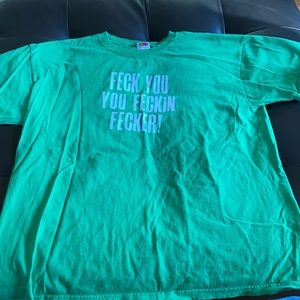 St. Pattys Day Green Feckin Irish Whiskey T-Shirt
